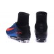 Nike Mercurial Superfly V FG Nuove 2016 Scarpa Calcetto Blu Nero Rosso