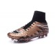 Nuovo Scarpa Nike Hypervenom Phantom 2 Tech FG Bronzo Nero