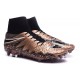 Nuovo Scarpa Nike Hypervenom Phantom 2 Tech FG Bronzo Nero