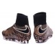 Nuovo Scarpa Nike Hypervenom Phantom 2 Tech FG Bronzo Nero