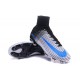 Nike Mercurial Superfly V FG Nuove 2016 Scarpa Calcetto Bianco Blu Nero