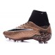 Nuovo Scarpa Nike Hypervenom Phantom 2 Tech FG Bronzo Nero