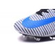 Nike Mercurial Superfly V FG Nuove 2016 Scarpa Calcetto Bianco Blu Nero