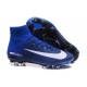 Nike Mercurial Superfly V FG Nuove 2016 Scarpa Calcetto Blu Bianco