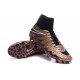 Nuovo Scarpa Nike Hypervenom Phantom 2 Tech FG Bronzo Nero