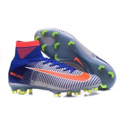 Nike Mercurial Superfly V FG Nuove 2016 Spark Brilliance Scarpa Calcetto Bianco Blu Arancio