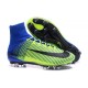 Nike Mercurial Superfly V FG Nuove 2016 Scarpa Calcetto Verde Blu Nero