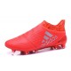 adidas X 16+ Purechaos FG Nuove 2016 Scarpa Calcio Rosso Argento Metallica