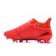 adidas X 16+ Purechaos FG Nuove 2016 Scarpa Calcio Rosso Argento Metallica