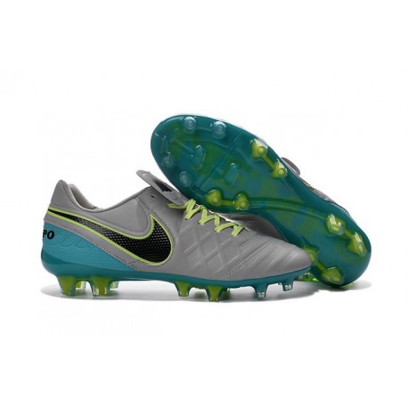 Nike Tiempo Legend 6 FG ACC Scarpini da Calcetto Uomo Bianco Blu Nero