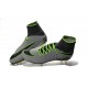Scarpa da Calcio Nuovo Nike Hypervenom Phantom II FG ACC Nero Grigio