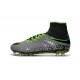 Scarpa da Calcio Nuovo Nike Hypervenom Phantom II FG ACC Nero Grigio