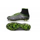 Scarpa da Calcio Nuovo Nike Hypervenom Phantom II FG ACC Nero Grigio