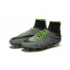 Scarpa da Calcio Nuovo Nike Hypervenom Phantom II FG ACC Nero Grigio