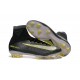 Scarpe da Calcetto Nike Mercurial Superfly V FG Nero Bianco Giallo