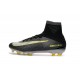 Scarpe da Calcetto Nike Mercurial Superfly V FG Nero Bianco Giallo