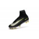 Scarpe da Calcetto Nike Mercurial Superfly V FG Nero Bianco Giallo