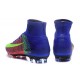 Scarpe da Calcetto Nike Mercurial Superfly V FG Blu Arancio Verde