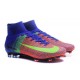 Scarpe da Calcetto Nike Mercurial Superfly V FG Blu Arancio Verde
