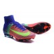 Scarpe da Calcetto Nike Mercurial Superfly V FG Blu Arancio Verde