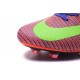 Scarpe da Calcetto Nike Mercurial Superfly V FG Blu Arancio Verde
