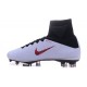 Scarpe da Calcetto Nike Mercurial Superfly V FG Bianco Rosso