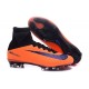 Nike Mercurial Superfly V FG Nuovo Scarpa da Calcio Uomo Arancio Viola