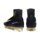 Nike Mercurial Superfly V FG Nuovo Scarpa da Calcio Uomo Nero Bianco Giallo