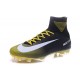 Nike Mercurial Superfly V FG Nuovo Scarpa da Calcio Uomo Nero Bianco Giallo