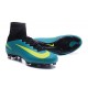 Nike Mercurial Superfly V FG Nuovo Scarpa da Calcio Uomo Blu Giallo