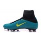 Nike Mercurial Superfly V FG Nuovo Scarpa da Calcio Uomo Blu Giallo