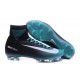 Nike Mercurial Superfly V FG Nuovo Scarpa da Calcio Uomo Nero Bianco Blu