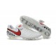 Nike Tiempo Legend 6 FG ACC Scarpini da Calcio Uomo Bianco Rosso