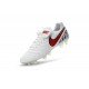 Nike Tiempo Legend 6 FG ACC Scarpini da Calcio Uomo Bianco Rosso