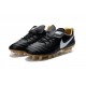 Nike Tiempo Legend 6 FG ACC Scarpini da Calcio Uomo Nero Oro Bianco