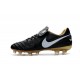 Nike Tiempo Legend 6 FG ACC Scarpini da Calcio Uomo Nero Oro Bianco