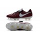 Nike Tiempo Legend 6 FG ACC Scarpini da Calcio Uomo Rosso Bianco