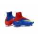 Nike Mercurial Superfly V FG Nuovo Scarpa da Calcio Uomo Rosso Blu Giallo
