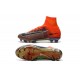 Nike Mercurial Superfly V FG Nuovo Scarpa da Calcio Uomo Arancio Nero Blu