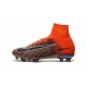 Nike Mercurial Superfly V FG Nuovo Scarpa da Calcio Uomo Arancio Nero Blu