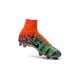 Nike Mercurial Superfly V FG Nuovo Scarpa da Calcio Uomo Arancio Nero Blu