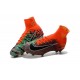 Nike Mercurial Superfly V FG Nuovo Scarpa da Calcio Uomo Arancio Nero Blu