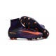 Nike Mercurial Superfly V FG Nuovo Scarpa da Calcio Uomo Viola Arancio