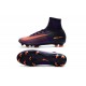 Nike Mercurial Superfly V FG Nuovo Scarpa da Calcio Uomo Viola Arancio