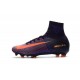 Nike Mercurial Superfly V FG Nuovo Scarpa da Calcio Uomo Viola Arancio