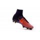 Nike Mercurial Superfly V FG Nuovo Scarpa da Calcio Uomo Viola Arancio