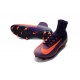 Nike Mercurial Superfly V FG Nuovo Scarpa da Calcio Uomo Viola Arancio