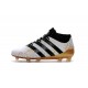 adidas ACE 16.1 FG Scarpe da Calcio Uomo Bianco Oro Nero