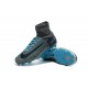 Scarpe da Calcio Nike Mercurial Superfly 5 FG ACC Grigio Blu Nero