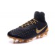 Scarpe da Calcio Nike Magista Obra II FG Uomo Nero Oro